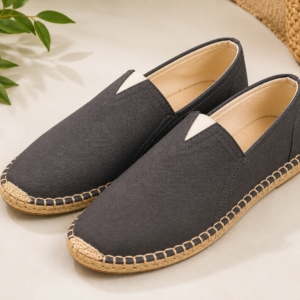 AARVAN Noir Jute Espadrilles